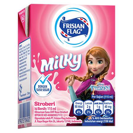  Susu  Cair Milky Kotak  untuk Anak Frisian  Flag  Indonesia
