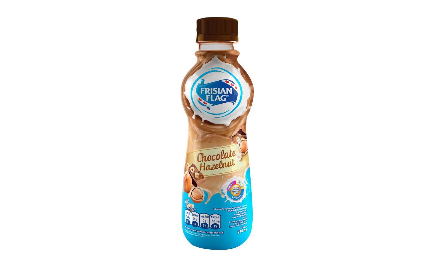 Frisian Flag Chocolate Hazelnut, Susu Siap Minum yang Bernutrisi