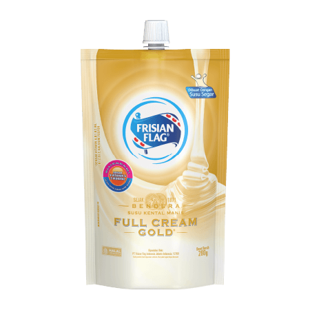 Frisian Flag Susu Kental Manis Full Cream GOLD, Susu Kental Manis untuk Keluarga