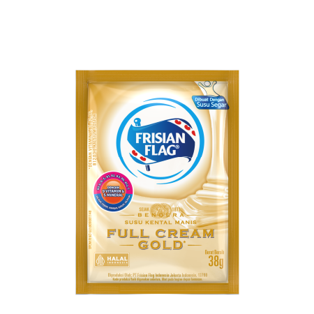 Frisian Flag Susu Kental Manis Full Cream GOLD, Susu Kental Manis untuk Keluarga