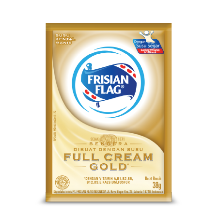 Frisian Flag Susu Kental Manis Full Cream GOLD, Susu Kental Manis untuk Keluarga