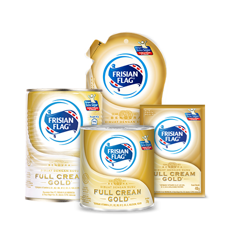 Frisian Flag Susu Kental Manis Full Cream GOLD, Susu Kental Manis untuk Keluarga