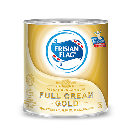 Frisian Flag Full Cream Gold, Susu Kental Manis untuk Keluarga