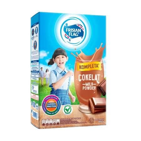 Frisian Flag Kompleta Coklat, Susu Bubuk Favorit Anak