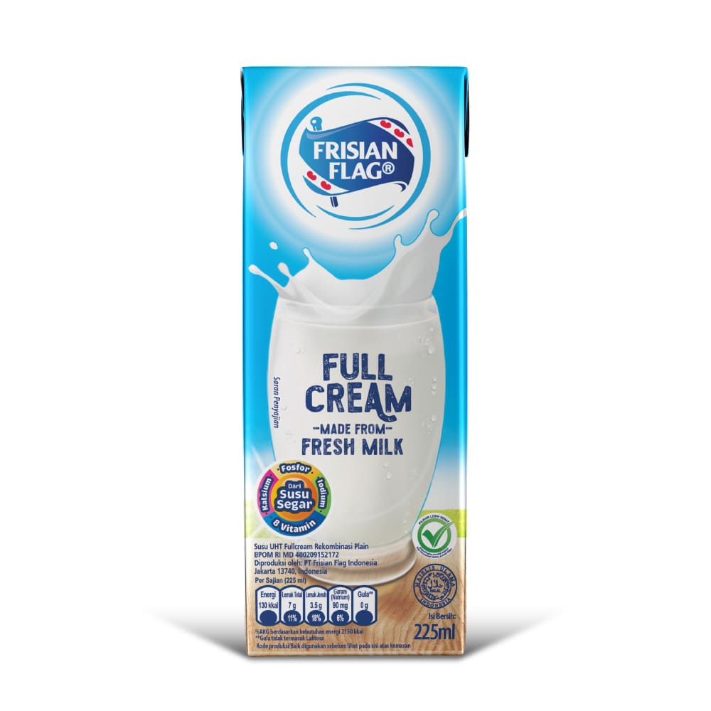 Susu Full Cream Nikmat Bernutrisi Tanpa Gula Tambahan