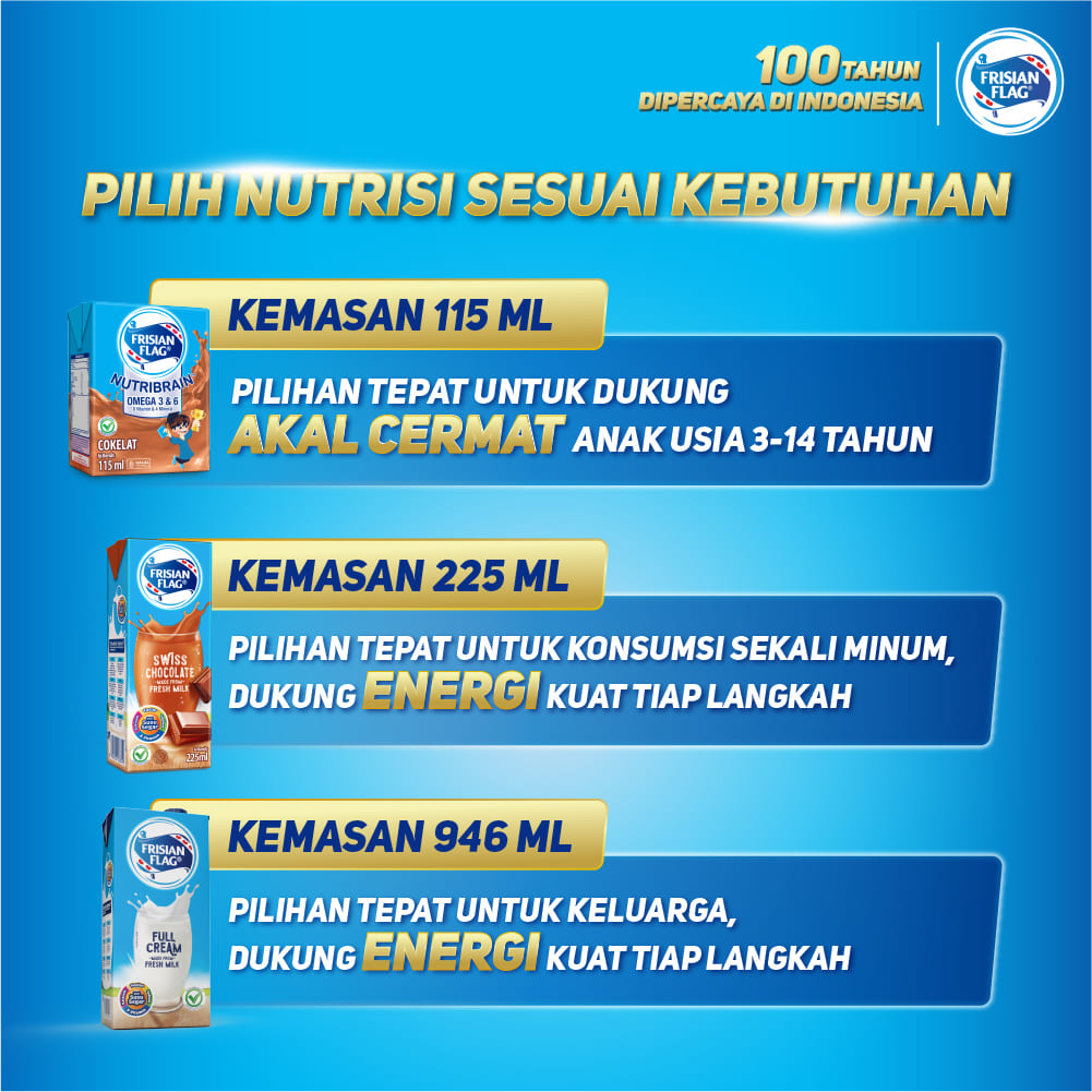 Susu Full Cream Nikmat Bernutrisi Tanpa Gula Tambahan