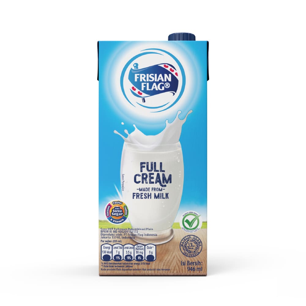 Susu Full Cream Nikmat Bernutrisi Tanpa Gula Tambahan