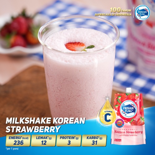 Milkshake Korean Strawberry – Resep Takjil Mantul