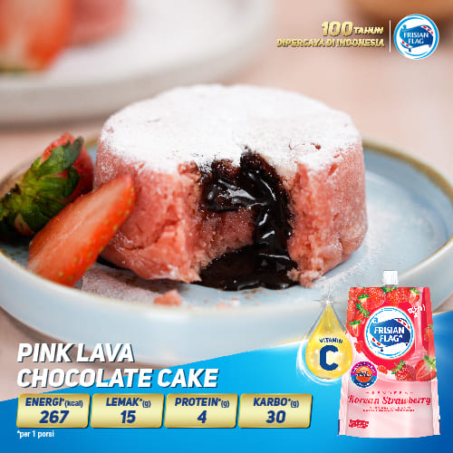 Pink Lava Cake Kukus – Resep Takjil Mantul