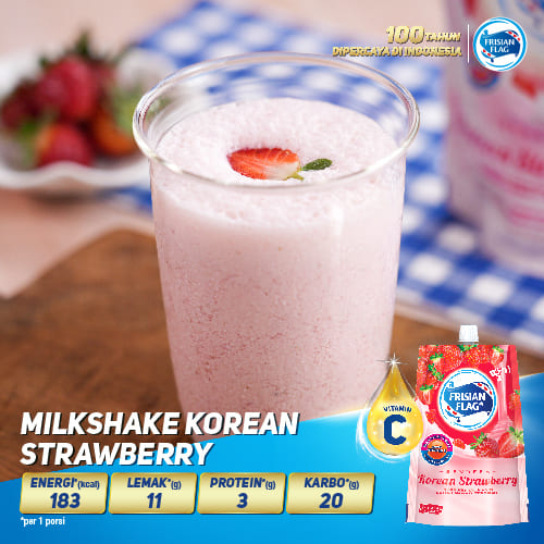 Milkshake Korean Strawberry – Resep Takjil Mantul