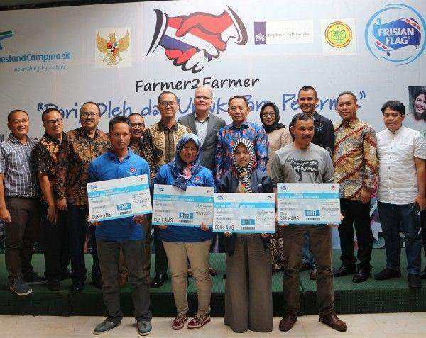 Frisian Flag Indonesia Kirim Pemenang Farmer2Farmer 2019 ke Belanda