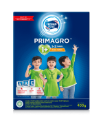 Susu Pertumbuhan Frisian Flag Primagro 1+, mengandung DHA lebih tinggi, dukung AKAL CERMAT!