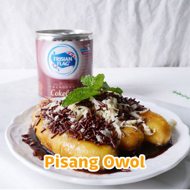 Resep Pisang Owol/Pisang Bakar Cokelat Penghilang Bosan