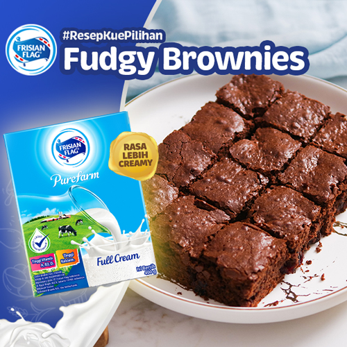 Fudgy Brownies - Resep Kue Kering Pilihan #frisianflagfullcream Bikinnya #dirumahaja 30S