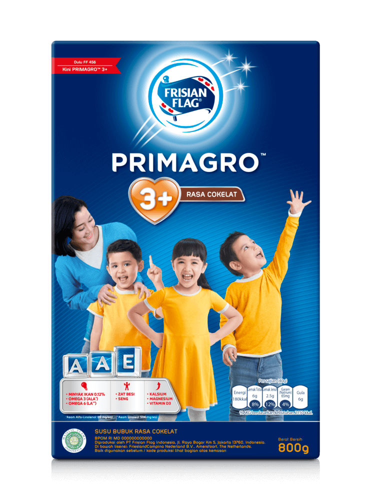 Frisian Flag Primagro 3+ Rasa Cokelat