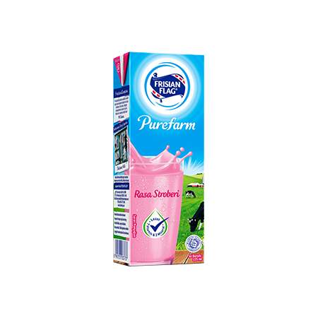 Purefarm Flavour Milk Strawberry, Lezat dan Bernutrisi