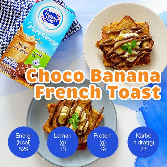 Choco Banana French Toast: 2 Porsi