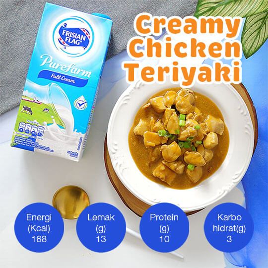 Creamy Chicken Teriyaki: 3 Porsi