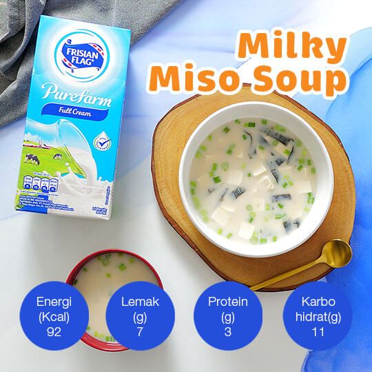 Milky Miso Soup: 2 Porsi