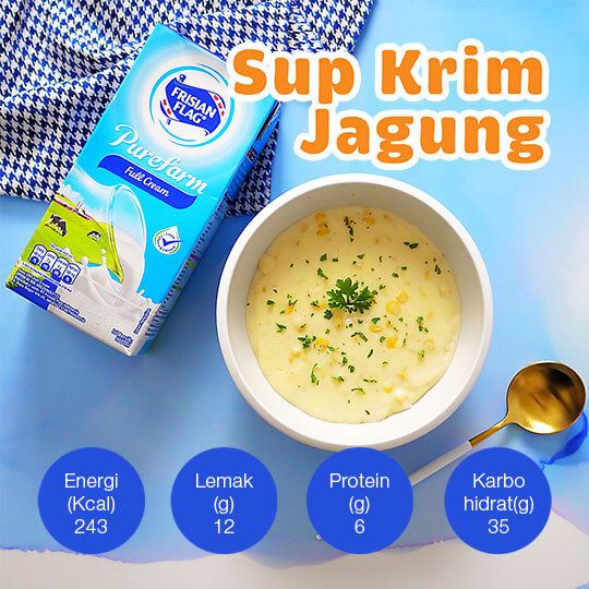 Sup Krim Jagung: 2 Porsi