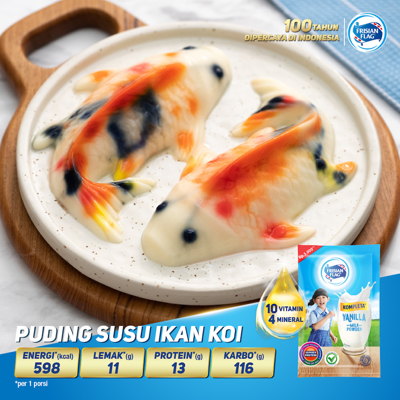 Puding Susu Ikan Koi