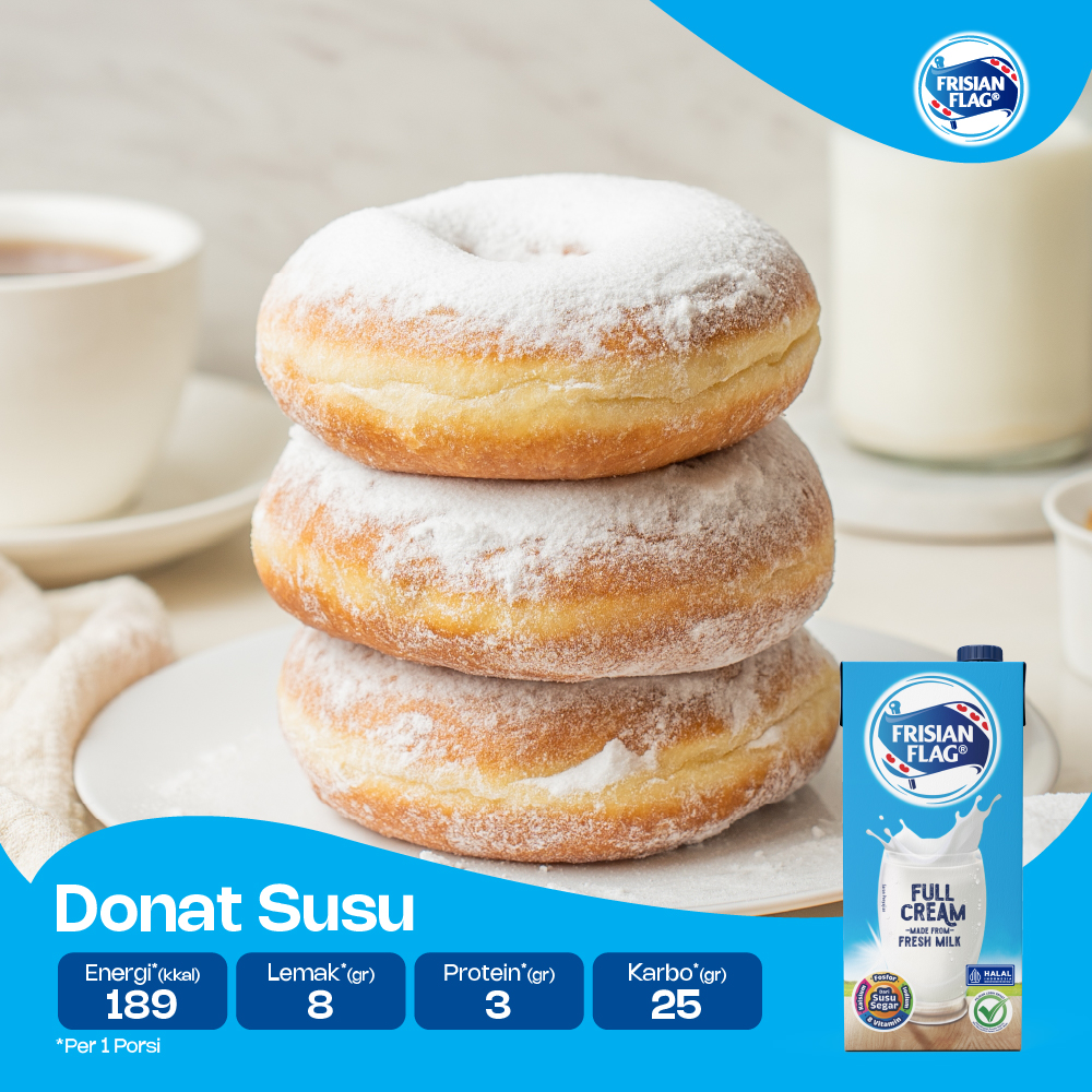 Resep Donat Susu Empuk Mudah Dibuat Tanpa Mixer