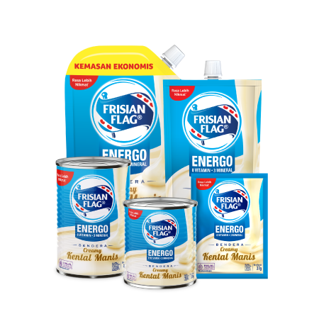 Frisian Flag Bendera Kental Manis mengandung 8 Vitamin dan 3 Mineral