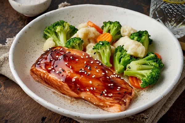 Salmon teriyaki makanan bergizi untuk anak - frisian flag